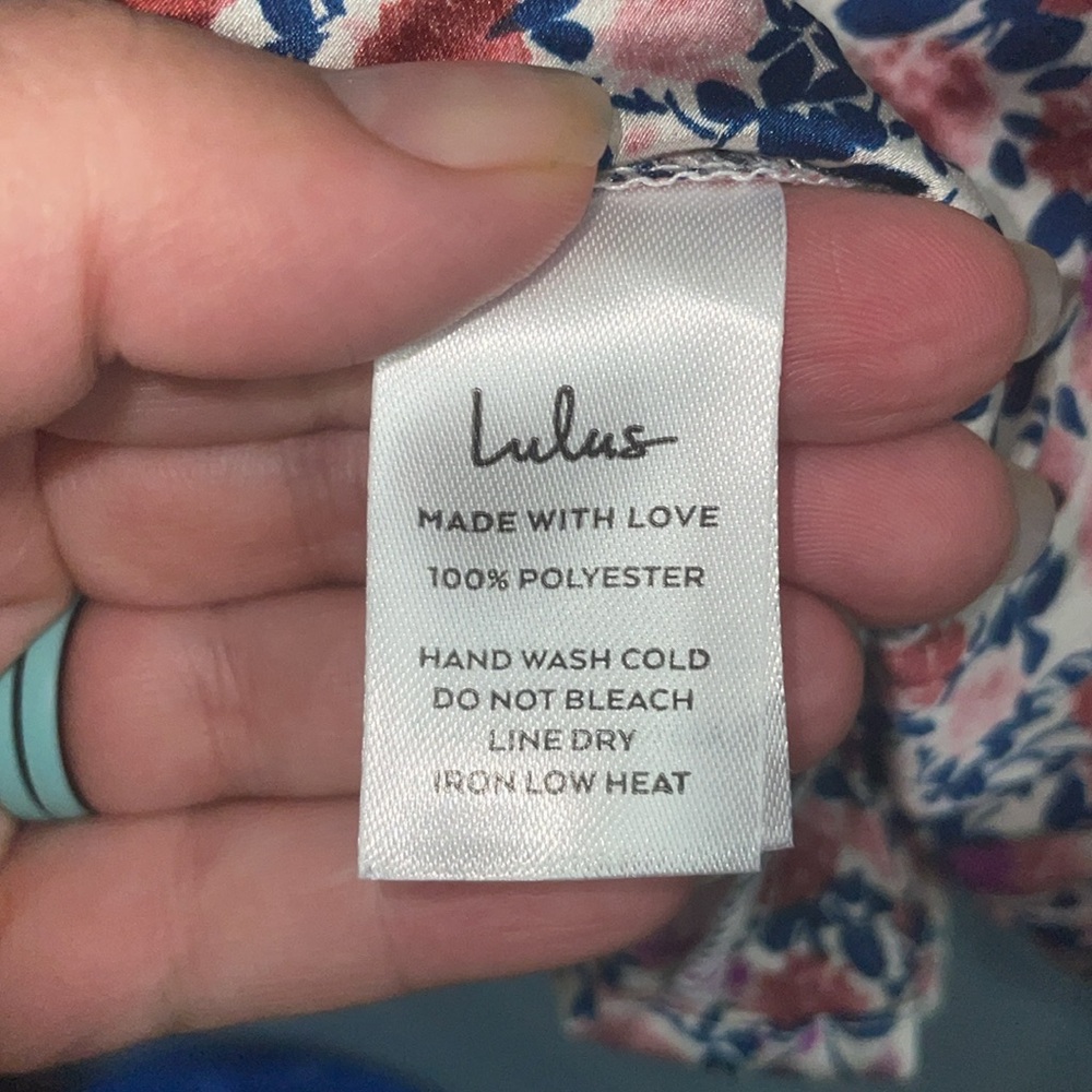 Lulu's Blush Pink Floral Print Mini Dress - Picture 9 of 11